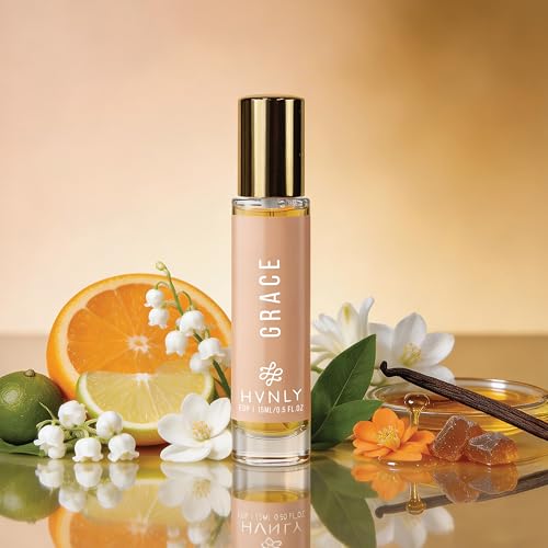 Image of HVNLY Grace Eau De Parfum For Women | Long Lasting Luxury Perfume | Vanilla, Orange, Lily Of The Valley | Best Female Gift For Anniversary, Birthday, Wedding | Office Wear, Casual Wear | 15 ml