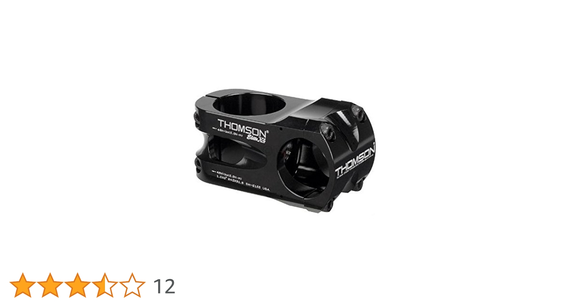 THOMSON X4 ステム 95mm/直径31.8mm ブラック Amazon | THOMSON(トムソン) MTB STEM X4 31.8 70mm 10°BLACK
