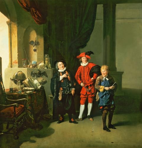 Art Tableau David Garrick pour sublimer un salon classique moderne ou bureau élégant