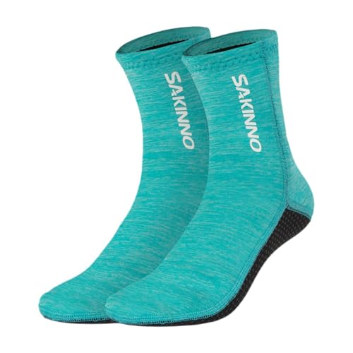 Calcetines de neopreno para aletas de buceo en playas rocosas y fondos marinos