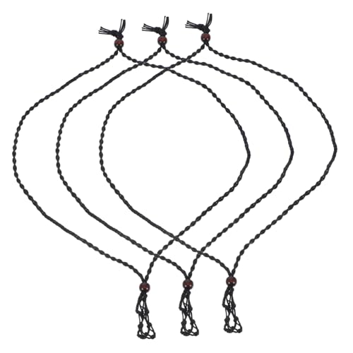 VILLCASE Cord for Necklace Macrame Necklace Stone Holder Adjustable Crystal Necklace Holder for Jewelry Making