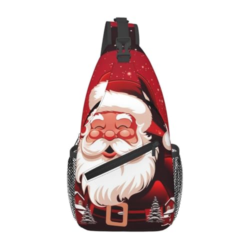 Bolso bandolera Santa Claus para hombre y mujer miniatura 1