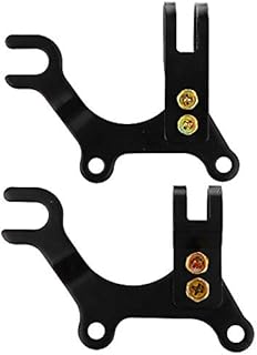 DQITJ 2 Pack Brake Bracket Adapter MTB Bicycle Mounting Holder 20mm and 31.8mm Disc Brake Bracket Bicycle Components (160mm)
