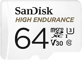 SanDisk 64GB High Endurance Video MicroSDXC Card with Adapter for Dash Cam
