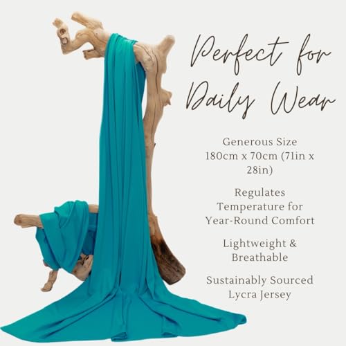 Premium Lycra Jersey Hijab Scarves -Turban Head Wraps for Women, Fashion Headbands Long Plain Muslim Shawls3