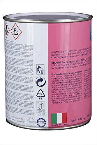 Bellinzoni Special Preparation Paste Wax Black Granite Marble Tile 1.3kg miniatura 2