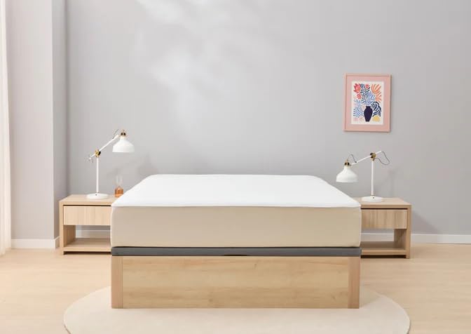 Marmota Pack Ahorro Colchón Hybrid Gold + Canapé + Almohada + Protector (150x200, Blanco)