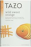 Tazo Wild Sweet Orange Herbal Tea, 20 Count Box 1.58oz (Pack of 3)
