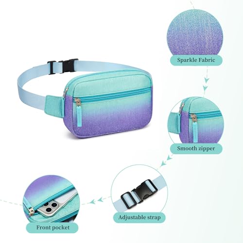 Image of Fanny Pack Birthday Gifts for Teen Girls 7-13, Kids Crossbody Belt Bag | Back to School Gifts, Cute Preppy Girl Fashion Accessories with Adjustable Strap, Trendy Stuff for Travel & Dorm Essentials