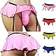 HUTRADE Tanga Minirock Männer sexy Höschen Tanga Hosenträger Höschen Unterwäsche Sissy (Color : Pink, Size : One Size)