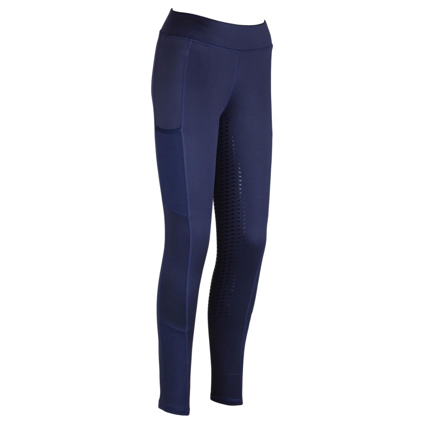 Lazura - Reitleggings für Damen & Mädchen Emilia | Vollbesatz aus Silikon | Vollbesatzreithose mit 2 seitlichen Handytaschen | Reithose in fünf Farben | Reitbekleidung in Größe 116-176 & 34-46