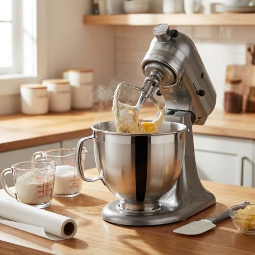 Tazón mezclador de acero inoxidable 5 Qt para KitchenAid miniatura 5