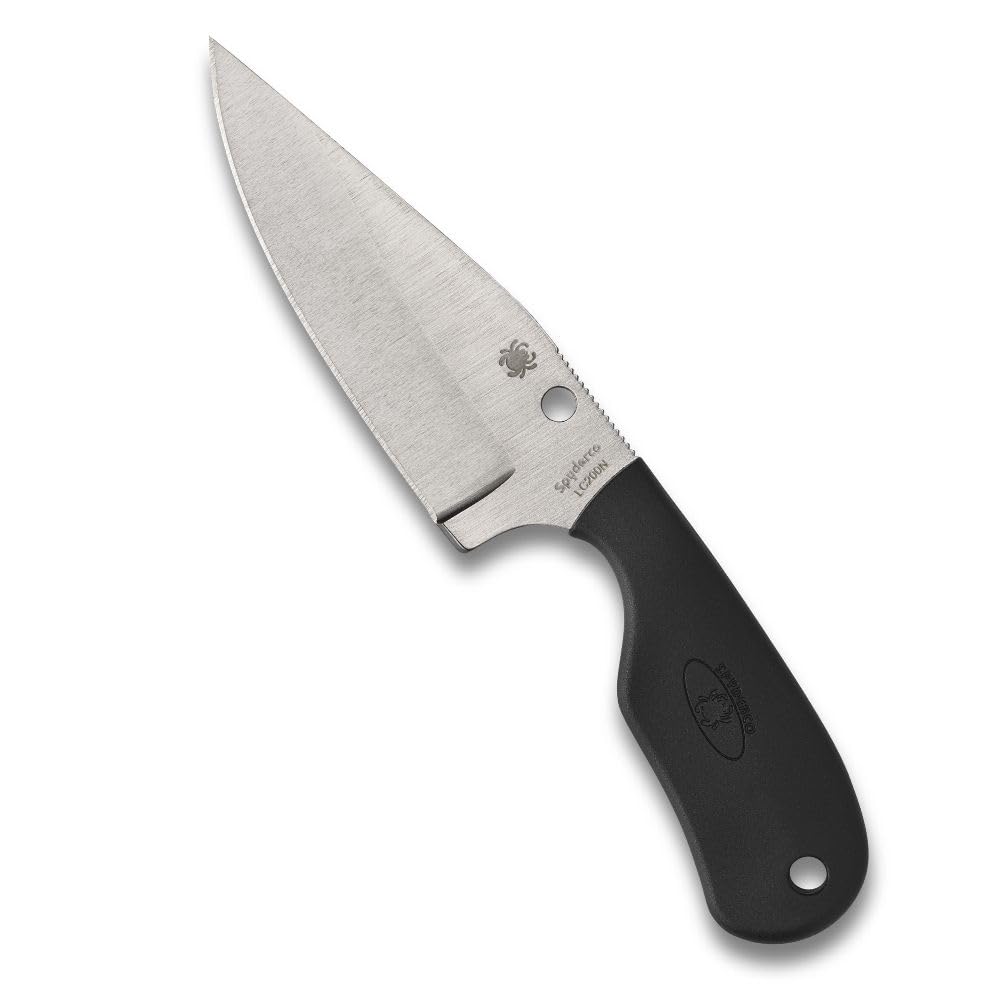 Sponsored Ad - Subway Bowie Fixed Blade Knife with Ultra-Corrosion Resistant LC200N Blade and FRN Handle - Includes Custom Molded Boltaron Sheath - PlainEdge - FB48PBK
