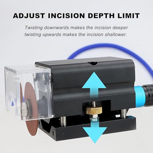 Rettificatrice pneumatica per scanalature, utensile per mola per fustellatura piana e stampi in cartone - Soluzione di taglio efficiente per applicazioni di precisione