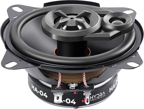 Image of Hydra 4 inch 3-Way Coaxial Car Speaker with Tweeter Turbo-MAX Coaxial Car Speaker (380 W)