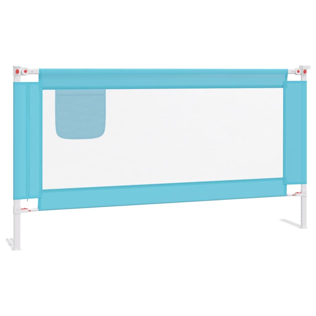 INLIFE 10212 - Barrera protectora para cama infantil (160 x 25 cm, tela, 2,92 kg), color azul