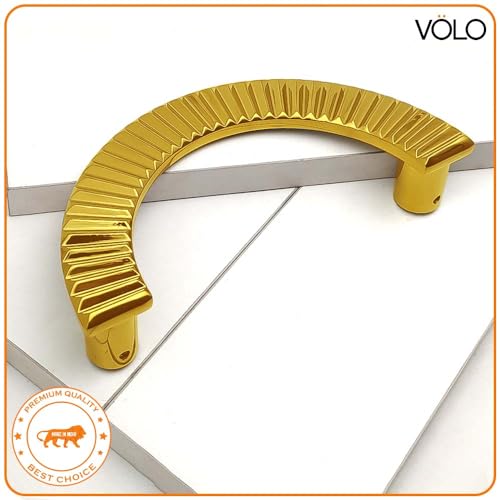 Image of VOLO 8 inch Main Door D Handle /Door Handles for Main Door /Glass Door Handle /Pull Handles, for Home /Office /Hotels(Model- S-618, 160MM) (Pack of 1 Set) (Gold)