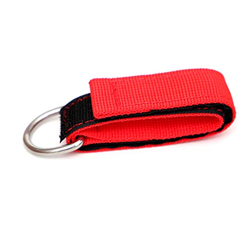 Diving-Wrist-Band-Nylon-Webbing-Belt-with-Sticker-Stainless-Steel-D-ring-Strap-Underwater-Sports-Equipment