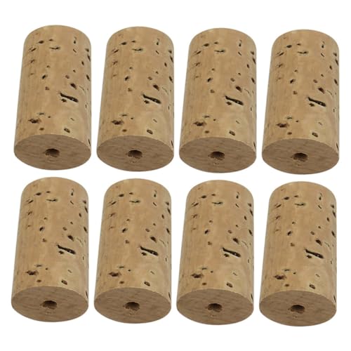 OFFSCH 8pcs Replacement Flute Cork Plugs Natural Cork Stoppers for Flute Headjoint Easy to Install for Woodwind Instrument Repair and Maintenance