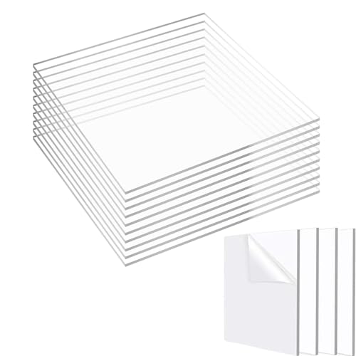 アクリル板 透明 プラスチック板 厚さ2mm/3mm/4mm/5mm/6mm 大きい 高透明アクリルボード (さまざまなサイズをご用意) 保護フィルム付き ガラスフォトフレーム/ペイント/コレクションケース製作/DIY装飾 (30*40cm,厚さ3mm)