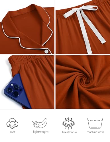 Image of HNG Pajama Sets for Women 2 Piece PJ Sets Short Sleeve Lounge Set Fashion Sleepwear XS-3XL