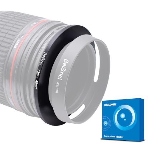 Bague de filtres 72 mm à 49 mm pour la photographie de paysage en voyage
