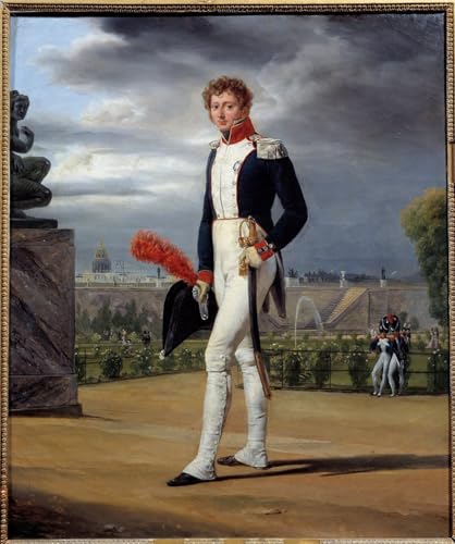 Affiche de Arts Portrait de Lenoir Peinture Horace Vernet Impression Toile Salon 60x90cm
