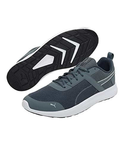 Image of Puma Men Strike one8 Sneakers Dark Slate-Puma Black-Puma White - 6