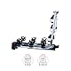 Atera 022685 Fahrradträger Strada Sport 3, Kupplungsträger, für 3 Fahrräder, silber