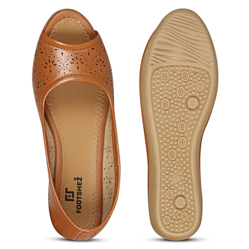 Image of Footshez Women's Black Ballet Flat | Women's Fashion Sandals Bellies-P