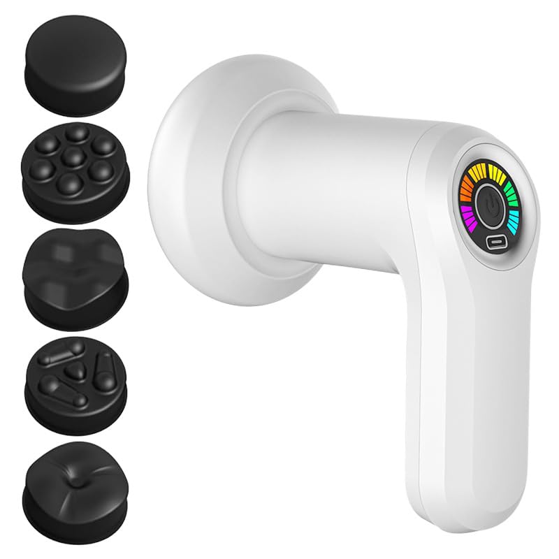 Image of Dealsure Massage Machine for Body Pain | Handheld Mini Electric Body Massager | 6 Speed Settings | Full Body Massage Tool for Back, Neck, Legs & Feet | Gift for Men & Women