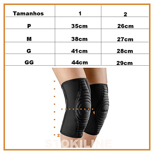 Hidrolight Cross Training, Joelheira Adulto Unissex, Preto (Black), G