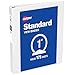 Avery 1" Economy View 3 Ring Binder, Round Ring, Holds 8.5" x 11" Paper, 1 White Binder (5711)