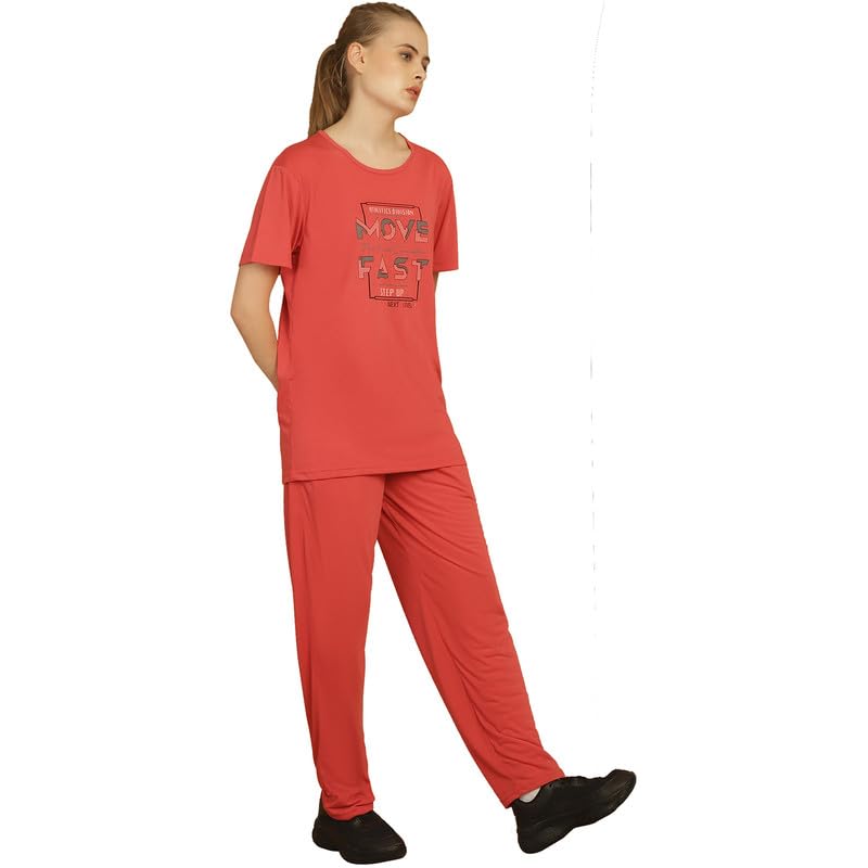 Image of Mack Jonney Cotton Printed CO-ORD Set Tracksuit for WOMEN