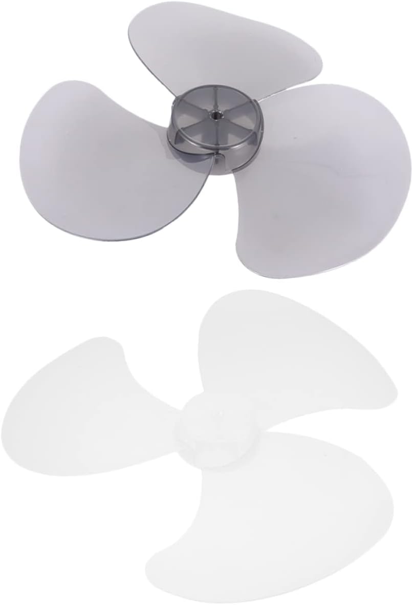 Kichvoe 2pcs Replacement Fan Blades for Indoor Standing Pedestal Fans with Low Noise High Temperature Resistant Easy to Install and Clean