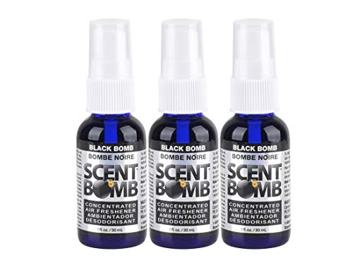 Scent Bomb Super Strong 100% Concentrated Air Freshener - 3 Pack (Black Bomb)