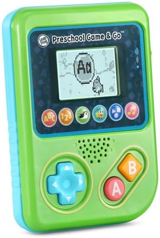 LeapFrog Preschool Game and Go, 2+ Years, Educational Learning Toy, Numbers Letters Shapes Learning Games, Handheld Video Game Style, 10.5x15x3.5cm, 190g 11