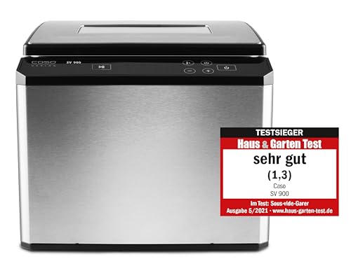 CASO SV900 Cuiseur sous vide, cuisson parfaite sous vide au bain-marie pour jusqu'à 5 portions,...