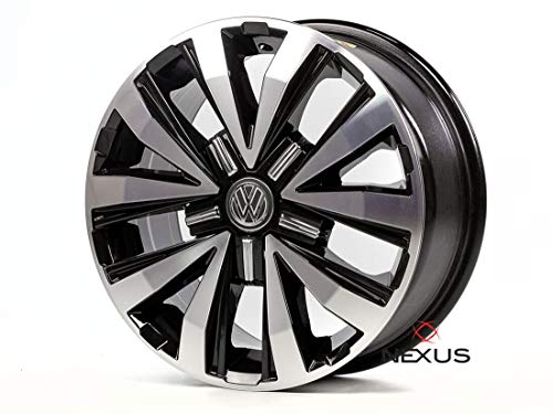 Jogo 4 Rodas Aro 17 VW AMAROK PASSEIO PRETA DIAMANTADA 5X100