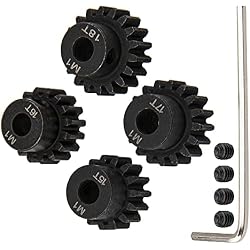 mod 1 gear Hardened Steel M1 Pinion Sets 15T 16T 17T 18T fit 5mm RC Motor Shaft & Steel 32P 5mm Pinion Gear Sets 13T 14T 15T 16T 17T fit 5mm Shaft : Toys & Games Category:Kinder Jugend_2025 and a gear face Step 3 - Select Your Color:Light Blue Schusswaffen & Munition |