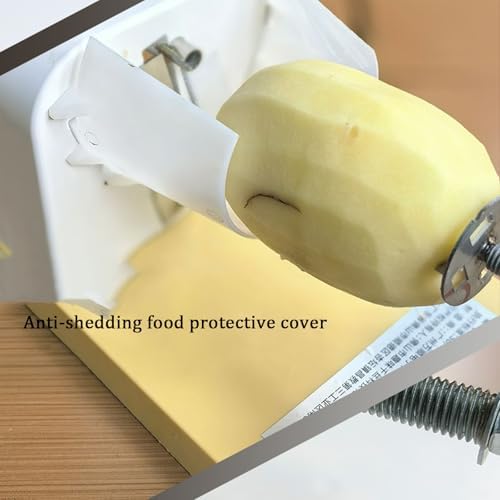 Electric Potato Shredder & Slicer - Fast, Versatile Kitchen Gadt for Zucchini, Potatoes & Vetables, 60-75mm Adjustable Blade, Ideal for Efficient Cooking & Meal Prep.