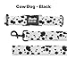 Cow Dog style Dog Collar w/metal buckle, HAND MADE, Custom Engraved Personalized Collar, 1 inch wide, designer collars