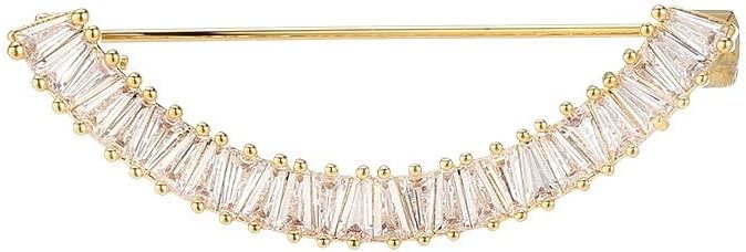 Broche elegante para mujer, diseño vintage, dorado, floral, para mujer, disfraz de dama