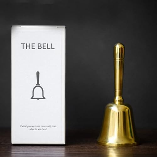 Miniatura 2 de ZQION Golden Phantom Bell Chop Bell Truco de magia Chop Bell Profesional Mago Props Escenario Ilusiones Magia Mentalismo