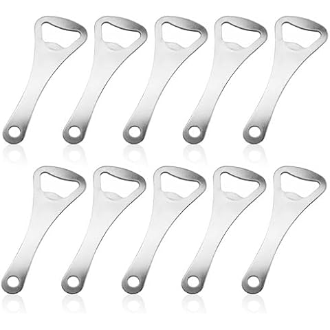 10 Pcs Stainless Steel Beer Bottle Openers Cover