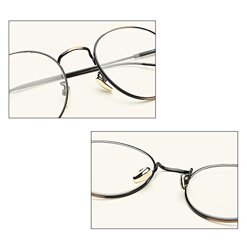 Unisex Ovale Montatura Occhiali da Vista, Alxcio