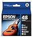 EPSON 48 Standard Capacity Color Combo Pack (T048920-S) Works with Stylus Photo R200, R220, R300, R300M, R340, RX500, RX600, RX620