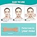 MQ 100ct Nasal Strips for Snoring Mint Scent Nose Strips for Breathing Extra Strength Snore Strips to Open Nasal Passages, Relieve Nasal Congestion