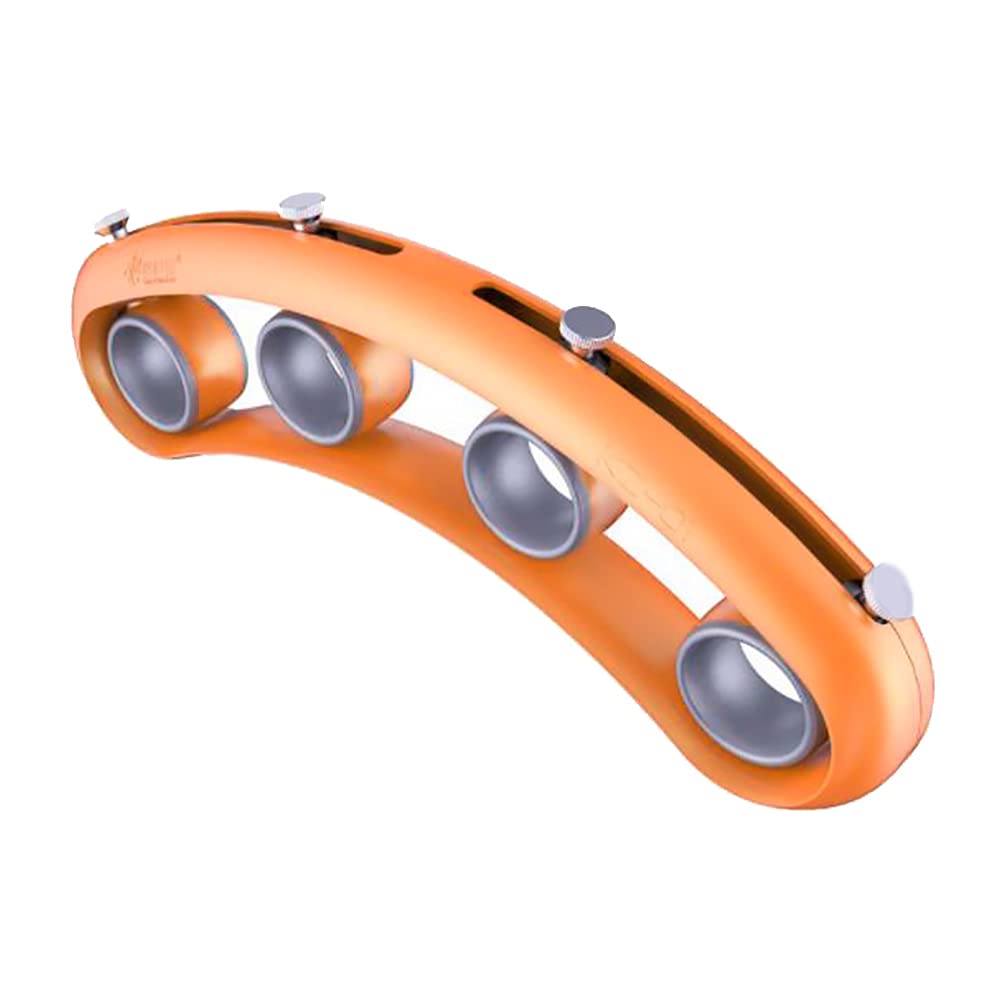 HEALLILY Finger Expander Finger Trainers Multifunctional Finger Stretcher Portable Musical Instrument Accessories Finger Training Tools for Guitar Beginner Orange