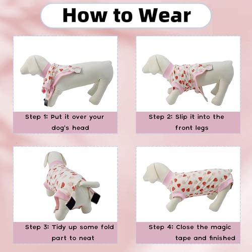 Image of Dog Surgery Recovery Suit Spay Recovery Onesie for Female Male Dogs